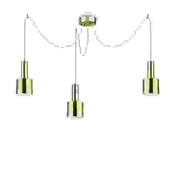 Pakabinamas šviestuvas HOLLY SP3 OTTONE, 231600, Lima Design, Ideal Lux, Pakabinamas šviestuvas HOLLY SP3 OTTONE, 231600