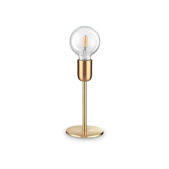 Stalinis šviestuvas MICROPHONE TL1 OTTONE, 232546, Lima Design, Ideal Lux, Stalinis šviestuvas MICROPHONE TL1 OTTONE, 232546