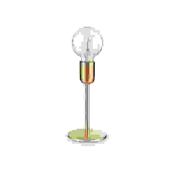Stalinis šviestuvas MICROPHONE TL1 OTTONE, 232546, Lima Design, Ideal Lux, Stalinis šviestuvas MICROPHONE TL1 OTTONE, 232546