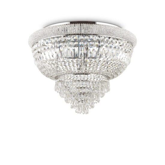 Lubinis šviestuvas DUBAI PL24 CROMO, 243566, Lima Design, Ideal Lux, Lubinis šviestuvas DUBAI PL24 CROMO, 243566