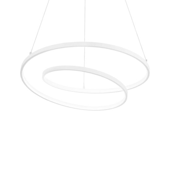 Pakabinamas šviestuvas OZ SP D80 ON-OFF BIANCO, 253664, Lima Design, Ideal Lux, Pakabinamas šviestuvas OZ SP D80 ON-OFF BIANCO, 253664
