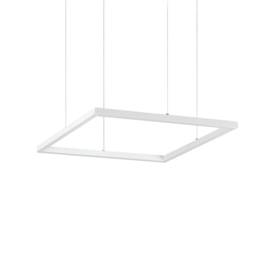 Pakabinamas šviestuvas ORACLE SLIM SP D050 SQUARE 3000K ON-OFF WH, 259154, Lima Design, Ideal Lux, Pakabinamas šviestuvas ORACLE SLIM SP D050 SQUARE 3000K ON-OFF WH, 259154