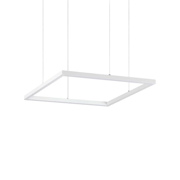 Pakabinamas šviestuvas ORACLE SLIM SP D050 SQUARE 3000K ON-OFF WH, 259154, Lima Design, Ideal Lux, Pakabinamas šviestuvas ORACLE SLIM SP D050 SQUARE 3000K ON-OFF WH, 259154