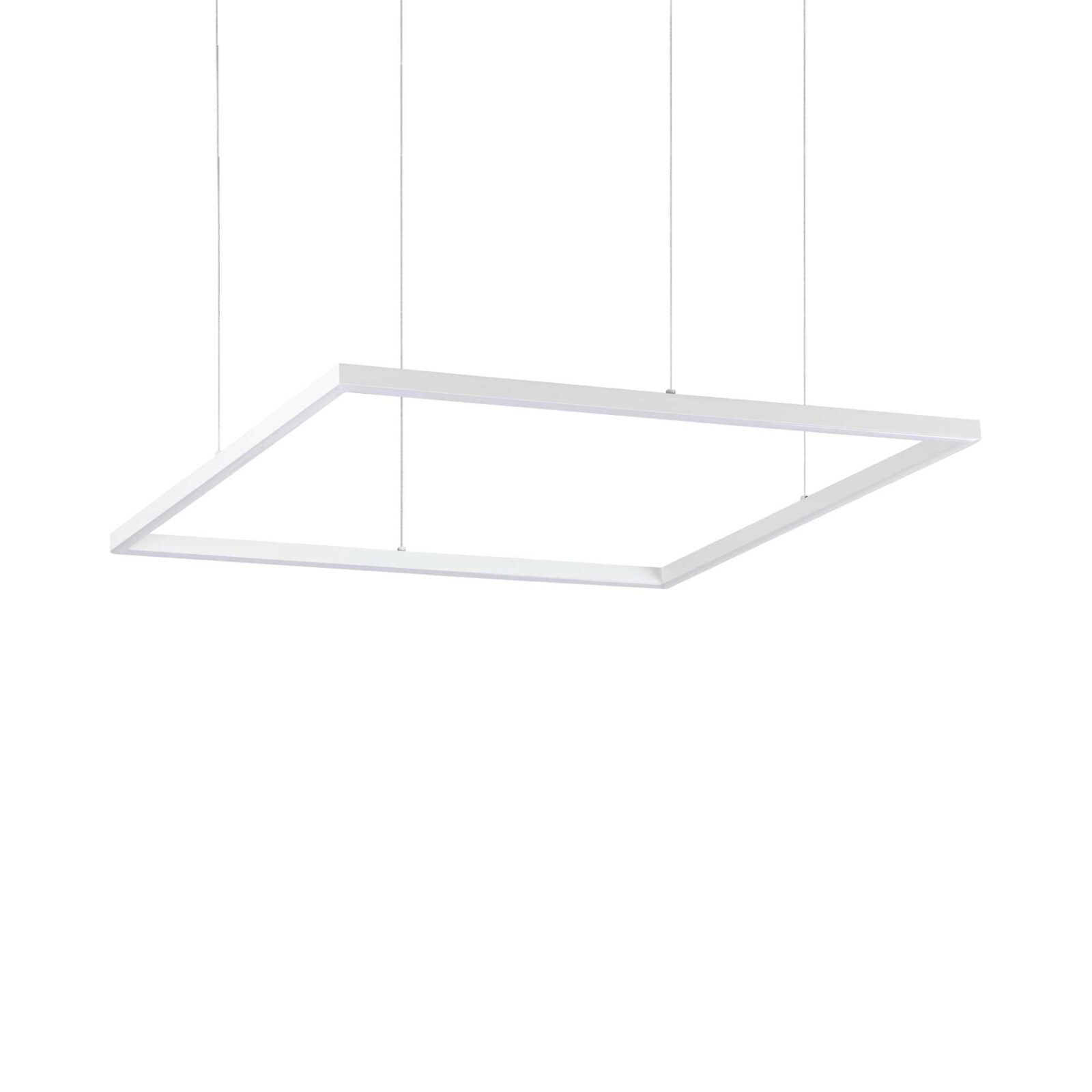 Pakabinamas šviestuvas ORACLE SLIM SP D070 SQUARE 3000K ON-OFF WH, 259178, Lima Design, Ideal Lux, Pakabinamas šviestuvas ORACLE SLIM SP D070 SQUARE 3000K ON-OFF WH, 259178