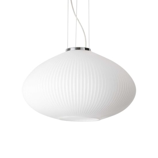 Pakabinamas šviestuvas PLISSE' SP1 D45 CROMO, 264523, Lima Design, Ideal Lux, Pakabinamas šviestuvas PLISSE' SP1 D45 CROMO, 264523