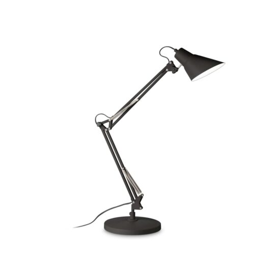 Stalinis šviestuvas SALLY TL1 TOTAL BLACK, 265285, Lima Design, Ideal Lux, Stalinis šviestuvas SALLY TL1 TOTAL BLACK, 265285