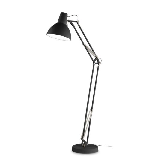 Pastatomas šviestuvas WALLY PT1 TOTAL BLACK, 265292, Lima Design, Ideal Lux, Pastatomas šviestuvas WALLY PT1 TOTAL BLACK, 265292
