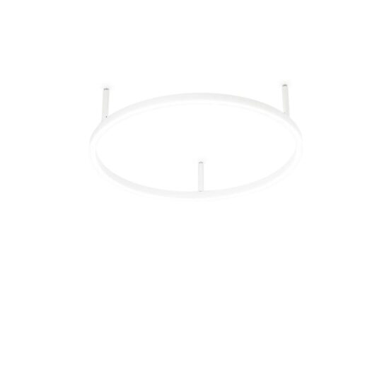 Lubinis šviestuvas ORACLE SLIM PL D050 ROUND 3000K ON-OFF WH, 265971, Lima Design, Ideal Lux, Lubinis šviestuvas ORACLE SLIM PL D050 ROUND 3000K ON-OFF WH, 265971
