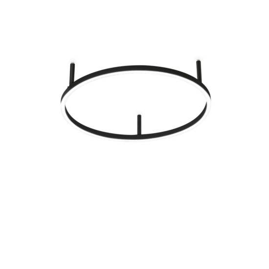 Lubinis šviestuvas ORACLE SLIM PL D050 ROUND 3000K ON-OFF BK, 265988, Lima Design, Ideal Lux, Lubinis šviestuvas ORACLE SLIM PL D050 ROUND 3000K ON-OFF BK, 265988