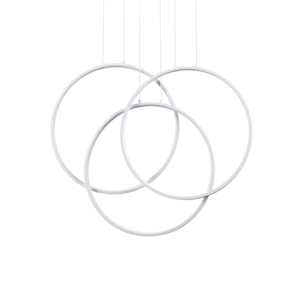 Pakabinamas šviestuvas FRAME SP CERCHIO BIANCO, 269351, Lima Design, Ideal Lux, Pakabinamas šviestuvas FRAME SP CERCHIO BIANCO, 269351