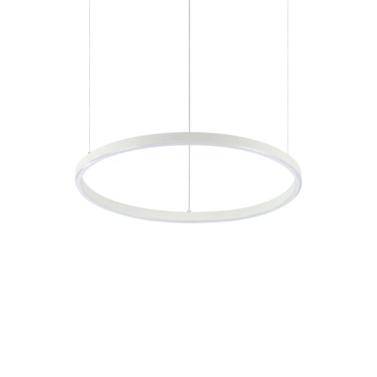 Pakabinamas šviestuvas ORACLE SLIM SP D050 ROUND 4000K ON-OFF WH, 269856, Lima Design, Ideal Lux, Pakabinamas šviestuvas ORACLE SLIM SP D050 ROUND 4000K ON-OFF WH, 269856