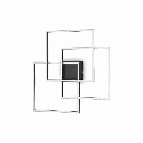 Lubinis šviestuvas FRAME PL QUADRATO NERO, 270678, Lima Design, Ideal Lux, Lubinis šviestuvas FRAME PL QUADRATO NERO, 270678