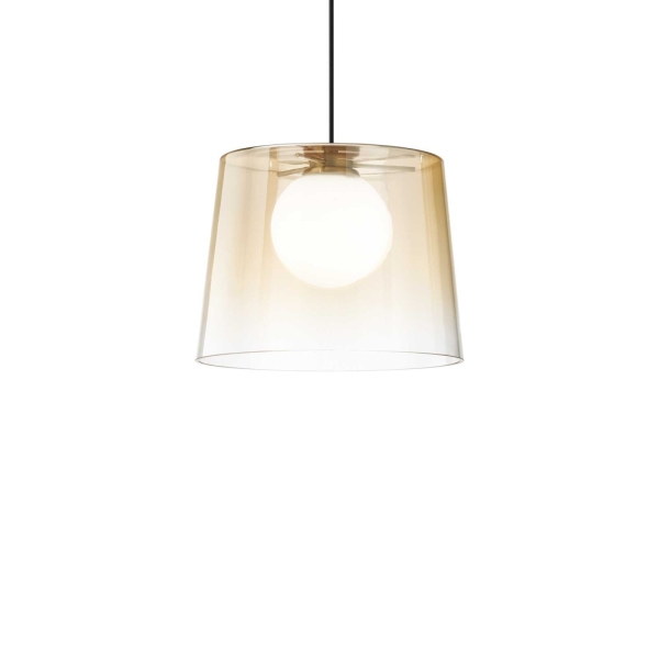 Pakabinamas šviestuvas FADE SP1 AMBRA, 271316, Lima Design, Ideal Lux, Pakabinamas šviestuvas FADE SP1 AMBRA, 271316