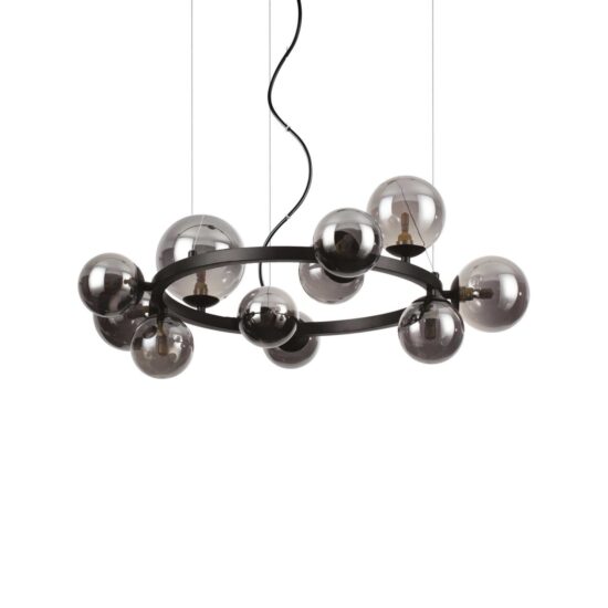 Pakabinamas šviestuvas PERLAGE SP11 FUME', 271392, Lima Design, Ideal Lux, Pakabinamas šviestuvas PERLAGE SP11 FUME', 271392
