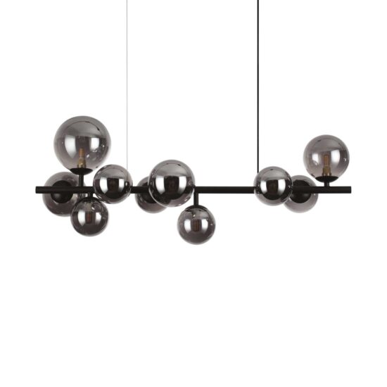 Pakabinamas šviestuvas PERLAGE SP10 FUME', 271408, Lima Design, Ideal Lux, Pakabinamas šviestuvas PERLAGE SP10 FUME', 271408