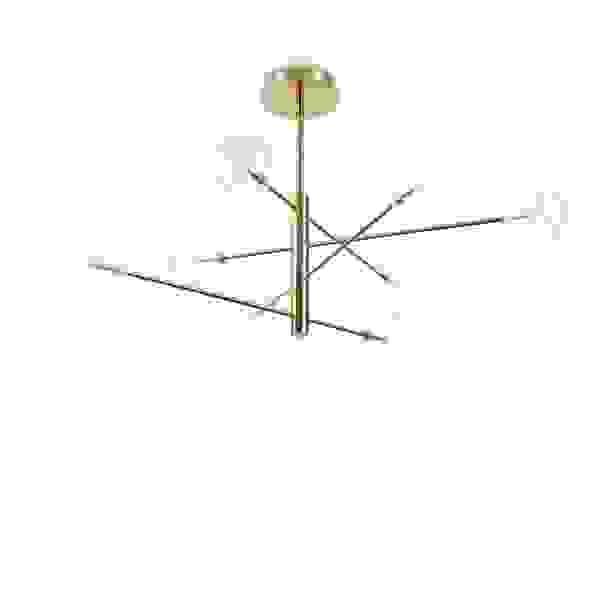 Pakabinamas šviestuvas EQUINOXE SP8 OTTONE, 275215, Lima Design, Ideal Lux, Pakabinamas šviestuvas EQUINOXE SP8 OTTONE, 275215