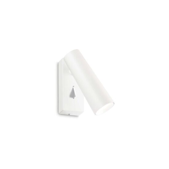 Sieninis šviestuvas PIPE AP BIANCO, 280998, Lima Design, Ideal Lux, Sieninis šviestuvas PIPE AP BIANCO, 280998