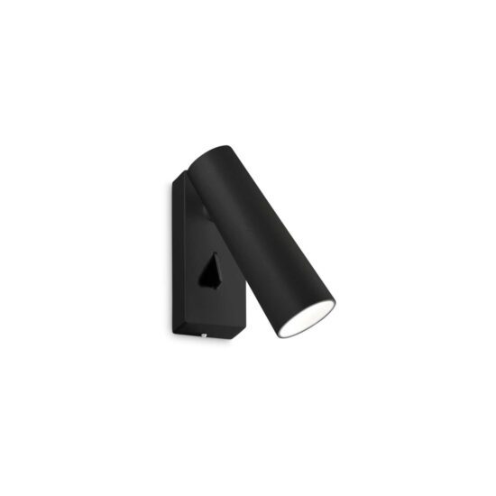 Sieninis šviestuvas PIPE AP NERO, 281001, Lima Design, Ideal Lux, Sieninis šviestuvas PIPE AP NERO, 281001