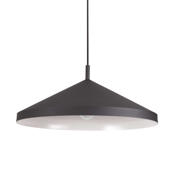 Pakabinamas šviestuvas YURTA SP1 D50 NERO, 281582, Lima Design, Ideal Lux, Pakabinamas šviestuvas YURTA SP1 D50 NERO, 281582