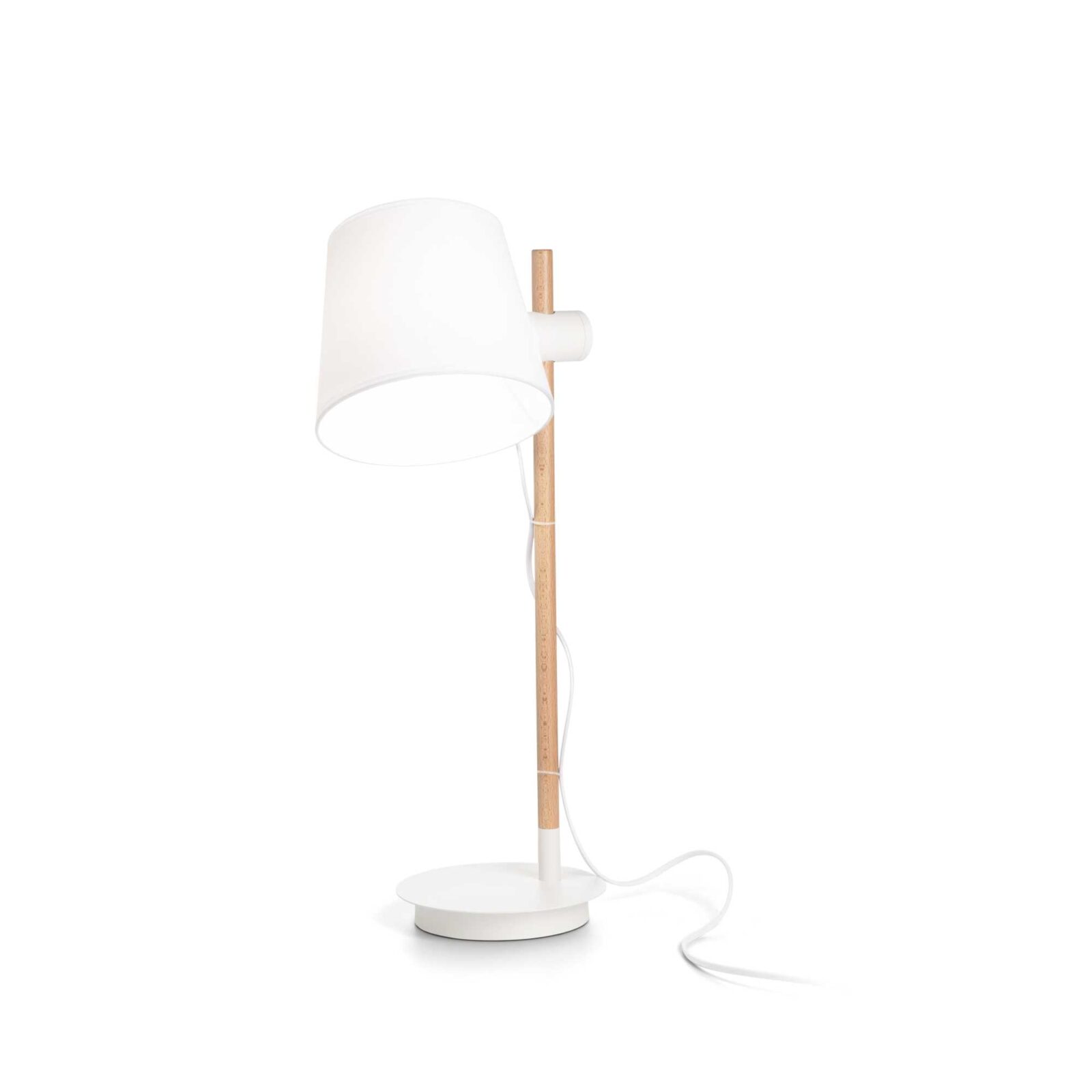 Stalinis šviestuvas AXEL TL1 BIANCO, 282091 1 Stalinis šviestuvas AXEL TL1 BIANCO, 282091, Lima Design, Ideal Lux, Stalinis šviestuvas AXEL TL1 BIANCO, 282091
