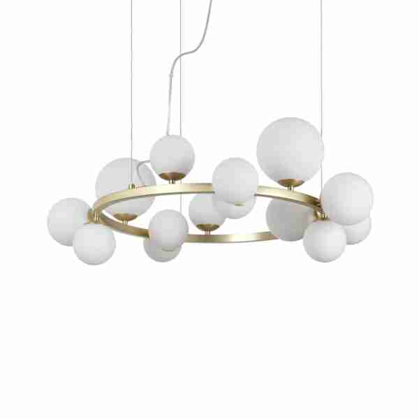 Pakabinamas šviestuvas PERLAGE SP14 BIANCO, 283814, Lima Design, Ideal Lux, Pakabinamas šviestuvas PERLAGE SP14 BIANCO, 283814