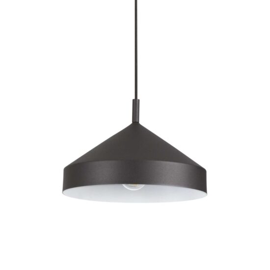 Pakabinamas šviestuvas YURTA SP1 D30 NERO, 285139, Lima Design, Ideal Lux, Pakabinamas šviestuvas YURTA SP1 D30 NERO, 285139