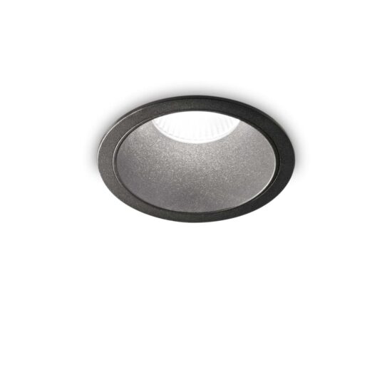 Taškinis šviestuvas GAME TRIM ROUND 11W 2700K BK BK, 285412, Lima Design, Ideal Lux, Taškinis šviestuvas GAME TRIM ROUND 11W 2700K BK BK, 285412