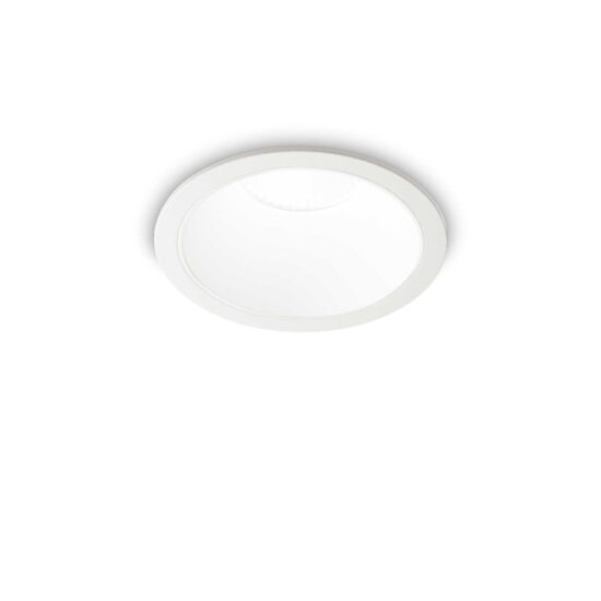 Taškinis šviestuvas GAME TRIM ROUND 11W 2700K WH WH, 285429, Lima Design, Ideal Lux, Taškinis šviestuvas GAME TRIM ROUND 11W 2700K WH WH, 285429
