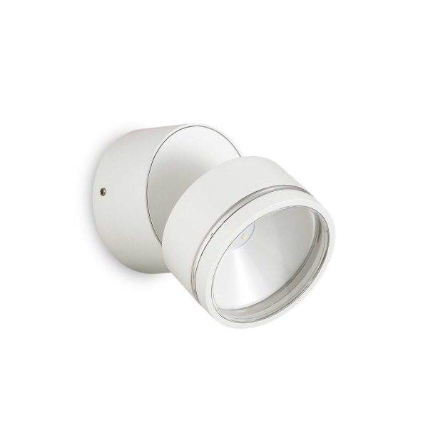 Sieninis šviestuvas OMEGA AP ROUND BIANCO 3000K, 285474, Lima Design, Ideal Lux, Sieninis šviestuvas OMEGA AP ROUND BIANCO 3000K, 285474