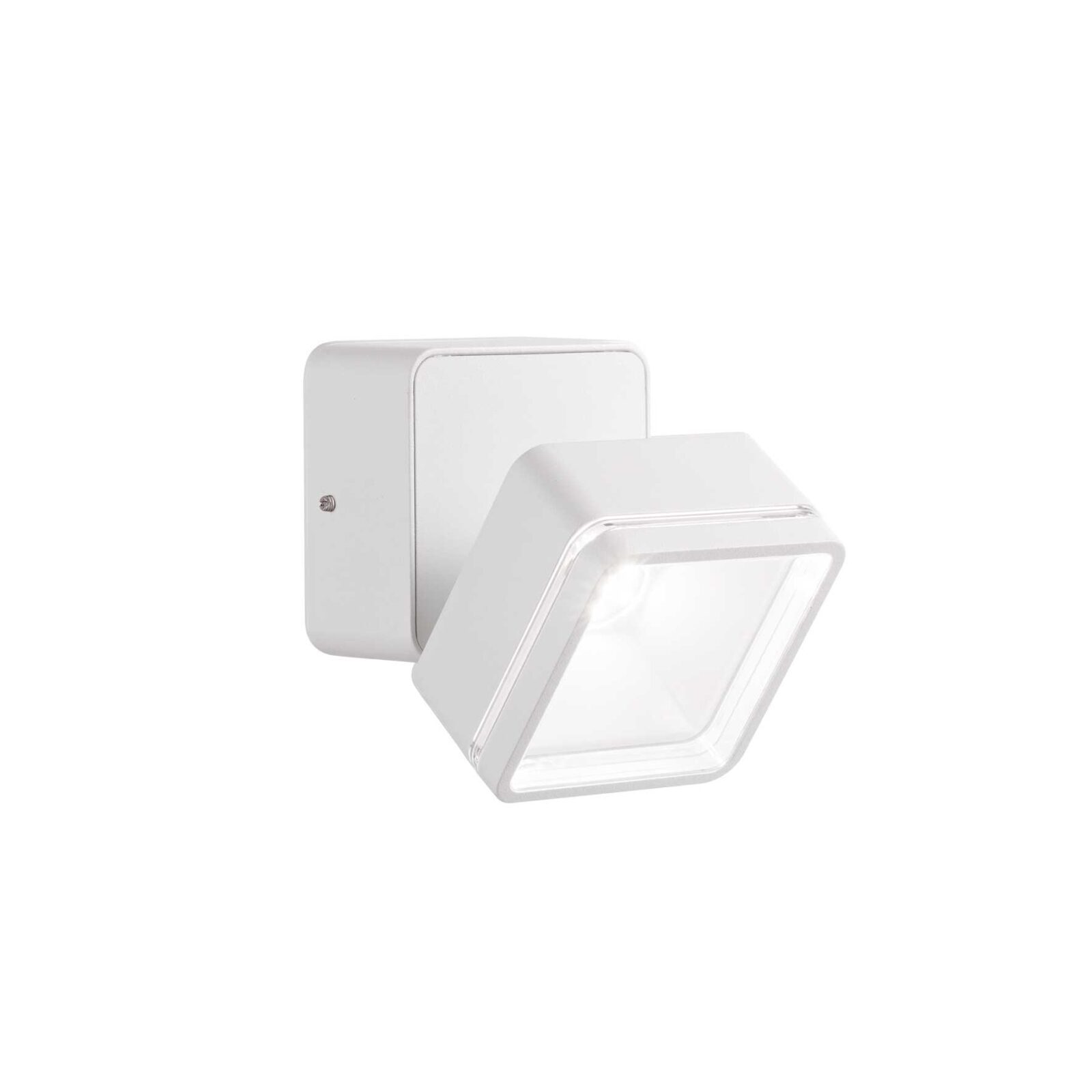 Sieninis šviestuvas OMEGA AP SQUARE BIANCO 4000K, 285528 1 Sieninis šviestuvas OMEGA AP SQUARE BIANCO 4000K, 285528, Lima Design, Ideal Lux, Sieninis šviestuvas OMEGA AP SQUARE BIANCO 4000K, 285528