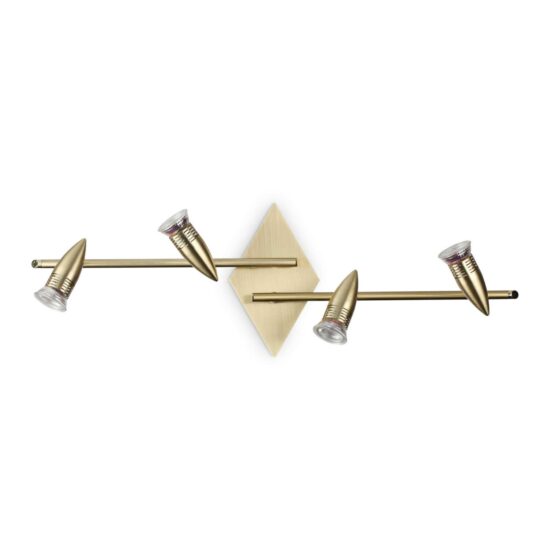 Lubinis šviestuvas ALFA PL4 OTTONE, 287799, Lima Design, Ideal Lux, Lubinis šviestuvas ALFA PL4 OTTONE, 287799