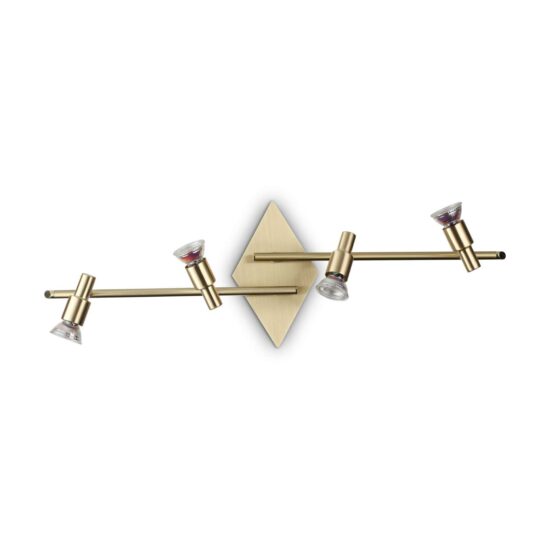 Lubinis šviestuvas SLEM PL4 OTTONE, 287812, Lima Design, Ideal Lux, Lubinis šviestuvas SLEM PL4 OTTONE, 287812
