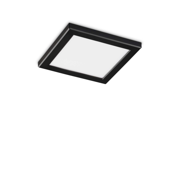 Lubinis šviestuvas AURA PL SQUARE 3000K NERO, 290812, Lima Design, Ideal Lux, Lubinis šviestuvas AURA PL SQUARE 3000K NERO, 290812