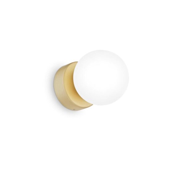 Sieninis šviestuvas PERLAGE AP1 BIANCO, 292410, Lima Design, Ideal Lux, Sieninis šviestuvas PERLAGE AP1 BIANCO, 292410