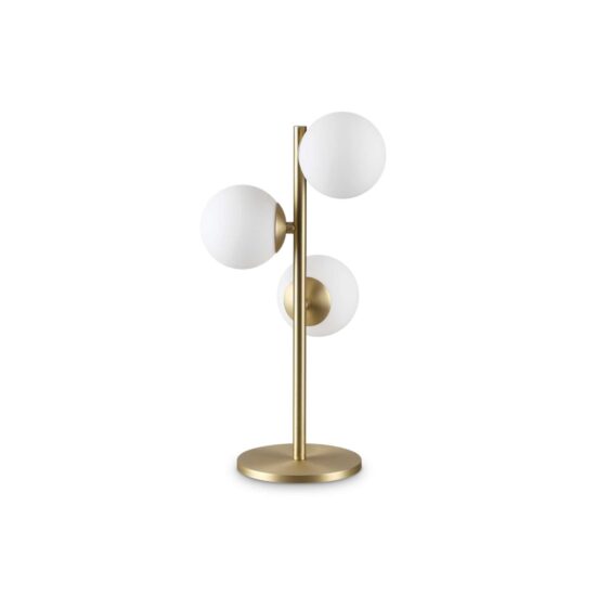Stalinis šviestuvas PERLAGE TL3 BIANCO, 292472, Lima Design, Ideal Lux, Stalinis šviestuvas PERLAGE TL3 BIANCO, 292472