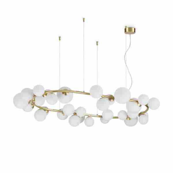 Pakabinamas šviestuvas PERLAGE SP30 BIANCO, 296746, Lima Design, Ideal Lux, Pakabinamas šviestuvas PERLAGE SP30 BIANCO, 296746