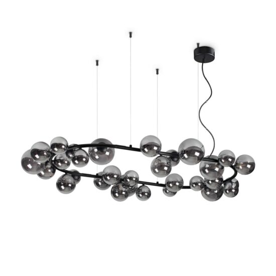 Pakabinamas šviestuvas PERLAGE SP30 FUME', 296753, Lima Design, Ideal Lux, Pakabinamas šviestuvas PERLAGE SP30 FUME', 296753