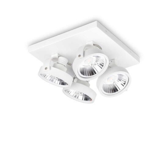 Lubinis šviestuvas KONIG PL4 BIANCO, 300573, Lima Design, Ideal Lux, Lubinis šviestuvas KONIG PL4 BIANCO, 300573