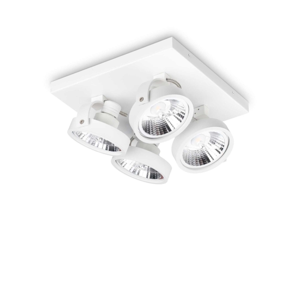 Lubinis šviestuvas KONIG PL4 BIANCO, 300573, Lima Design, Ideal Lux, Lubinis šviestuvas KONIG PL4 BIANCO, 300573