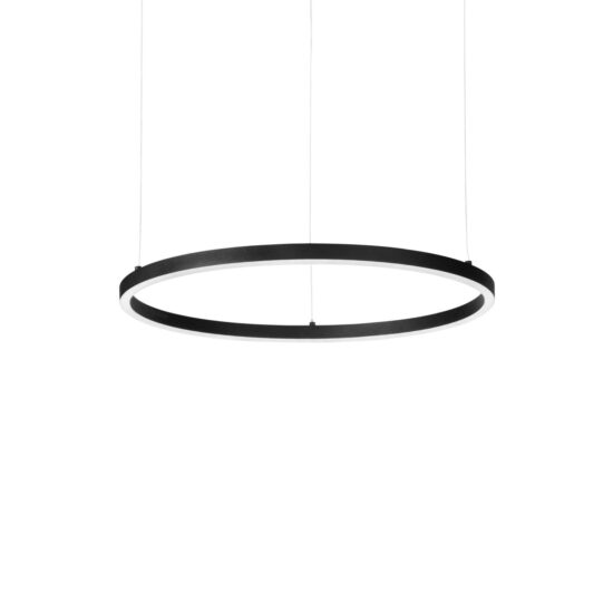 Pakabinamas šviestuvas ORACLE SLIM SP D050 ROUND 4000K ON-OFF BK, 304380, Lima Design, Ideal Lux, Pakabinamas šviestuvas ORACLE SLIM SP D050 ROUND 4000K ON-OFF BK, 304380