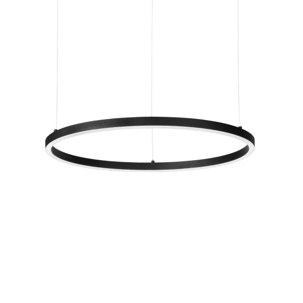 Pakabinamas šviestuvas ORACLE SLIM SP D070 ROUND 4000K ON-OFF BK, 304410, Lima Design, Ideal Lux, Pakabinamas šviestuvas ORACLE SLIM SP D070 ROUND 4000K ON-OFF BK, 304410