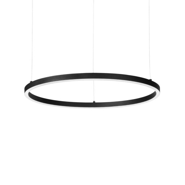 Pakabinamas šviestuvas ORACLE SLIM SP D090 ROUND 4000K ON-OFF BK, 304441, Lima Design, Ideal Lux, Pakabinamas šviestuvas ORACLE SLIM SP D090 ROUND 4000K ON-OFF BK, 304441