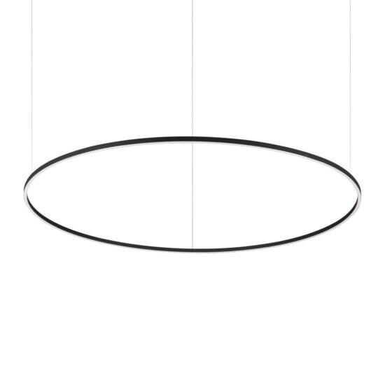 Pakabinamas šviestuvas ORACLE SLIM SP D150 ROUND 3000K DALI BK, 304458, Lima Design, Ideal Lux, Pakabinamas šviestuvas ORACLE SLIM SP D150 ROUND 3000K DALI BK, 304458