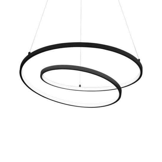 Pakabinamas šviestuvas OZ SP D80 DALI NERO, 304588, Lima Design, Ideal Lux, Pakabinamas šviestuvas OZ SP D80 DALI NERO, 304588