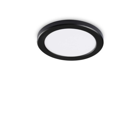 Lubinis šviestuvas AURA PL ROUND 4000K NERO, 306360, Lima Design, Ideal Lux, Lubinis šviestuvas AURA PL ROUND 4000K NERO, 306360