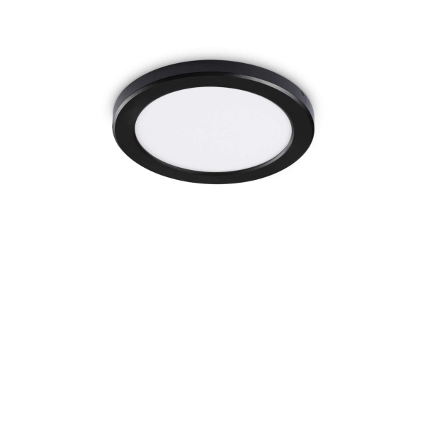 Lubinis šviestuvas AURA PL ROUND 4000K NERO, 306360, Lima Design, Ideal Lux, Lubinis šviestuvas AURA PL ROUND 4000K NERO, 306360