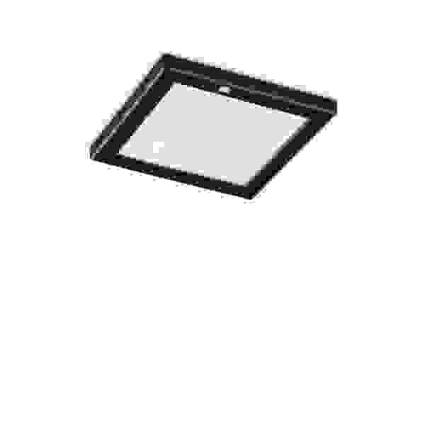 Lubinis šviestuvas AURA PL SQUARE 4000K NERO SENSOR, 306414, Lima Design, Ideal Lux, Lubinis šviestuvas AURA PL SQUARE 4000K NERO SENSOR, 306414