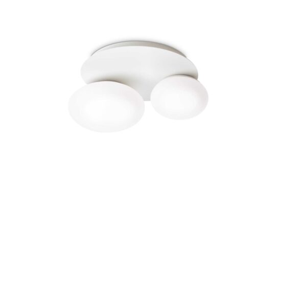 Lubinis šviestuvas NINFEA PL2 BIANCO, 306957, Lima Design, Ideal Lux, Lubinis šviestuvas NINFEA PL2 BIANCO, 306957
