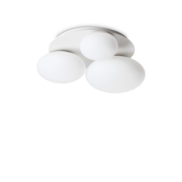 Lubinis šviestuvas NINFEA PL3 BIANCO, 306964, Lima Design, Ideal Lux, Lubinis šviestuvas NINFEA PL3 BIANCO, 306964