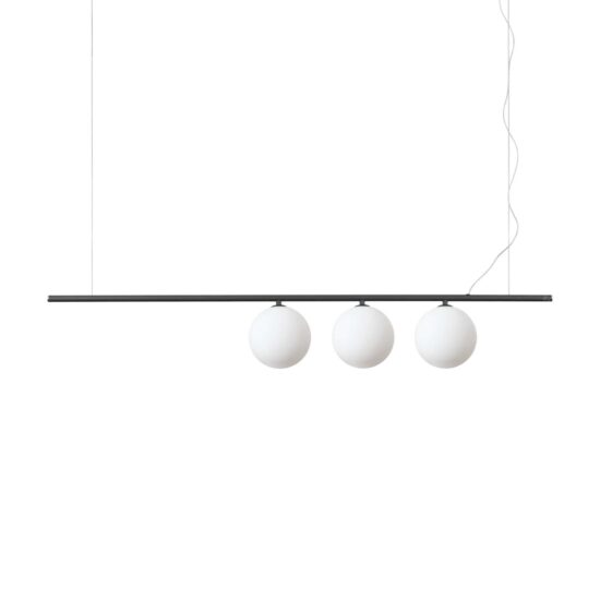 Pakabinamas šviestuvas PERLINE SP3 NERO, 307008, Lima Design, Ideal Lux, Pakabinamas šviestuvas PERLINE SP3 NERO, 307008